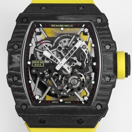 BBR Factory Richard Replica Mille RM35-02 Yellow Strap