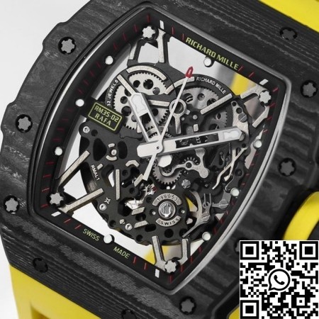 BBR Factory Richard Replica Mille RM35-02 Yellow Strap