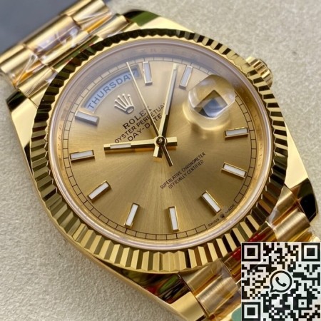 ARF Factory Rolex Day Date M228238-0003 Gold Replica