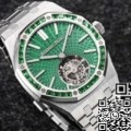 R8 Factory Audemars Fake Piguet Royal Oak 26532IC.EE.1220TI.01 Green Dial Tourbillon