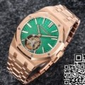R8 Factory  Replica Audemars Piguet Royal Oak 26533OR.OO.1220OR.01 Rose Gold Dial Tourbillon
