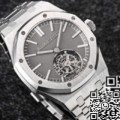 R8 Factory Fake Audemars Piguet Royal Oak 26530TI.OO.1220TI.01 Grey Dial Tourbillon