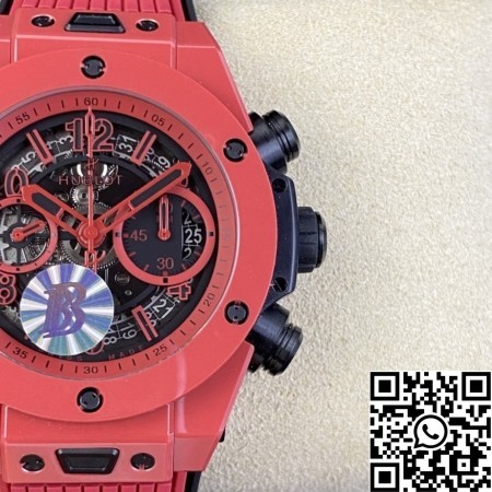BBF Factory Fake Hublot Big Bang Unico 411.CF.8513.RX Red Ceramics