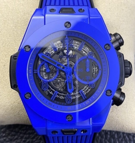BBF Factory Replicated Hublot Big Bang Unico 411.ES.5119.RX Blue Ceramics