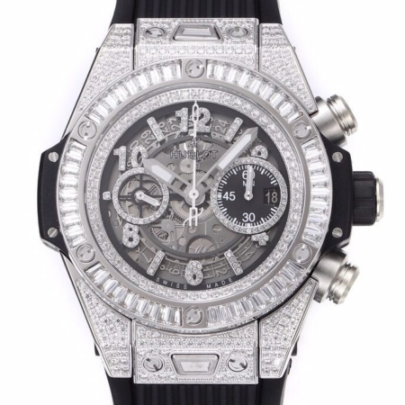 BBF Factory Replica Hublot Watches Big Bang Unico 421.NX.1170.RX.0904 Full Diamond Watch