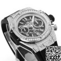 BBF Factory Replica Hublot Watches Big Bang Unico 421.NX.1170.RX.0904 Full Diamond Watch