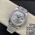 EW Factory Replica Rolex Day Date M228349RBR-0007 White Gold Size 40mm