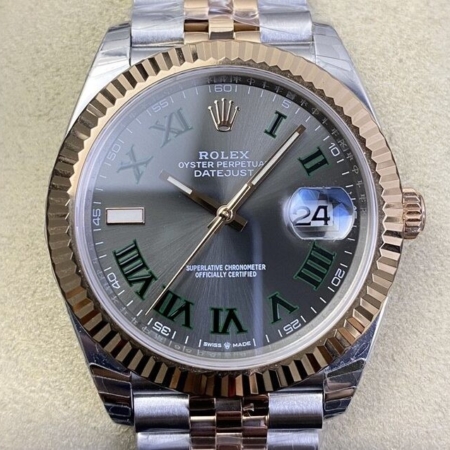 EW Factory Rolex Fake Datejust M126331-0016 Rose Gold Size 40mm