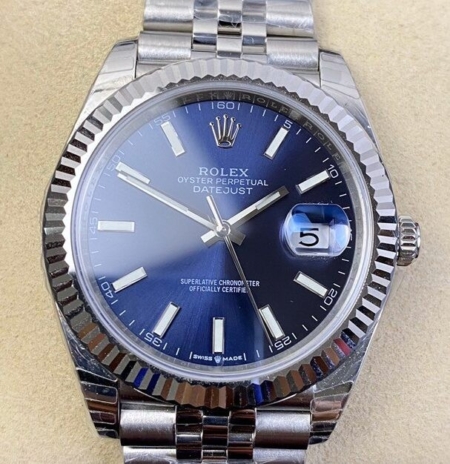 EW Factory Rolex duplicate Datejust M126334-0002 Blue Dial Size 41mm
