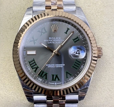 EW Factory Best Replica Rolex Datejust M126331-0016 Rose Gold Watch Size 41mmEW Factory Best Replica Rolex Datejust M126331-0016 Rose Gold Watch Size 41mm