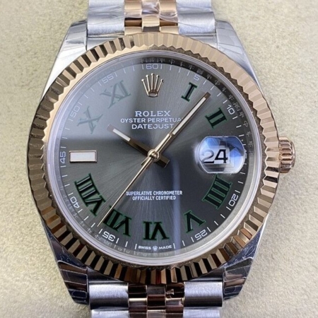 EW Factory Best Replica Rolex Datejust M126331-0016 Rose Gold Watch Size 41mmEW Factory Best Replica Rolex Datejust M126331-0016 Rose Gold Watch Size 41mm