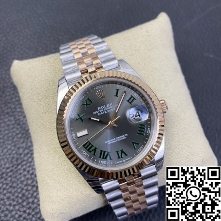 EW Factory Best Replica Rolex Datejust M126331-0016 Rose Gold Watch Size 41mm