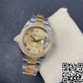 EW Factory Rolex Datejust Imitate M126283RBR Gold Watch Size 36mm