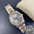 EW Factory Fake Rolex Datejust M126283RBR-0018 Gold Watch Size 36mm