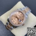 EW Factory Fake Rolexs Datejust M126281RBR-0016 Rose Gold Watch Size 36mm