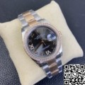EW Factory Replica Diamond Rolex Datejust M126281RBR-0011 Rose Gold Watch Size 36mm