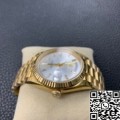 EW Factory Imitate Rolex Day Date M228235 Silver Gray Dial Gold Watch Size 40mm