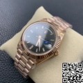 EW Factory Copy Rolex Day Date M228235 Black Dial Rose Gold Watch Size 40mm