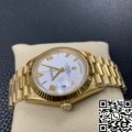 EW Factory Copy Rolex Day Date M228238-0042 White Dial Gold Watch Size 40mm