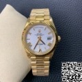 EW Factory Copy Rolex Day Date M228238-0042 White Dial Gold Watch Size 40mm