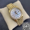 EW Factory Rolex Fake Day Date M128348RBR-0017 Ladies Gold Watch Size 36mm
