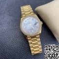 EW Factory Rolex Fake Day Date M128348RBR-0017 Ladies Gold Watch Size 36mm