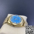 EW Factory Replica Rolex Day Date M118238-0071 Turquoise Dial Gold Watches Size 36mm