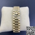 EW Factory Replica Rolex Day Date M118238-0071 Turquoise Dial Gold Watches Size 36mm