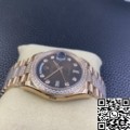 EW Factory Replica Rolex Day Date M218345RBR-0041 Rose Gold Watches Size 36mm