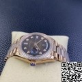 EW Factory Replica Rolex Day Date M218345RBR-0041 Rose Gold Watches Size 36mm