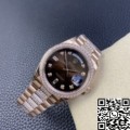EW Factory Replica Rolex Day Date M218345RBR-0041 Rose Gold Watches Size 36mm