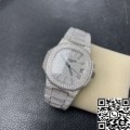 R8 Factory imitates Patek Philippe Nautilus 5711 Full Diamond Watch