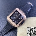 BBF Factory Replica Watch Hublot Square Bang Unico 821.OX.0180.RX King Gold Case