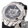 BBF Factory Hublot Big Bang Replica Sang Bleu II 418.NX.1107.RX.MXM19 Titanium Case