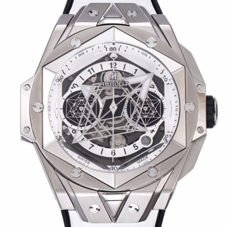 BBF Factory Hublot Replicas Big Bang Sang Bleu II 418.NX.2001.RX.MXM20 White Dial