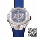 BBF Factory Hublot Replicas Big Bang Sang Bleu II 418.NX.5107.RX.MXM20 Blue Dial