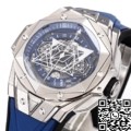 BBF Factory Hublot Replicas Big Bang Sang Bleu II 418.NX.5107.RX.MXM20 Blue Dial