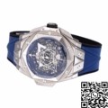 BBF Factory Hublot Replicas Big Bang Sang Bleu II 418.NX.5107.RX.MXM20 Blue Dial