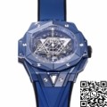 BBF Factory Hublot Replicas Big Bang Sang Bleu II 418.GX.5207.RX.MXM22 Blue Ceramics
