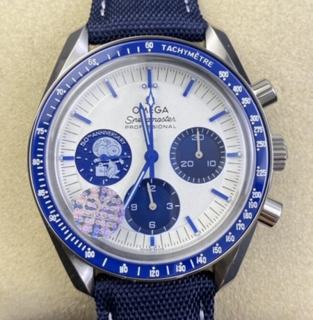 OS Factory Omega Speedmaster Replica 310.32.42.50.02.001 Nylon Watchband
