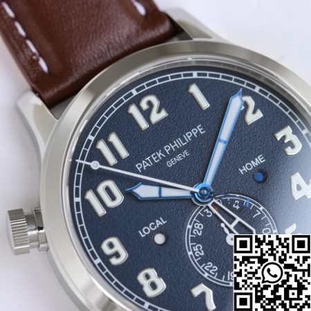 GR Factory Copy Patek Philippe Complications 5524G-001 Brown Leather Strap