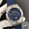 WWF Factory Replica Hublot Big Bang Blue Dial Diamond Set