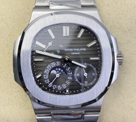 GR Factory Replica Patek Philippe Nautilus 5712 Dark Gray Dial
