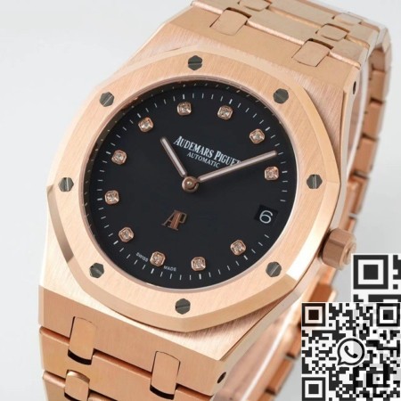 IP Factory Fake Watch AP Royal Oak 15202 Rose Gold Watch