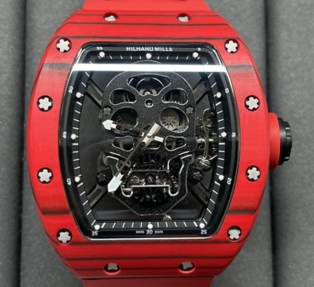 YS Factory Richard Miller RM052 Fake Red Carbon Fiber Case