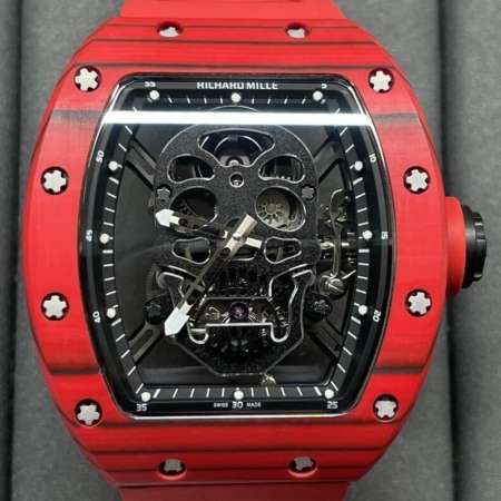 YS Factory Richard Miller RM052 Fake Red Carbon Fiber Case
