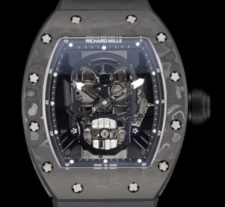 YS Factory Fake Richard Miller RM052 Black Carbon Fiber Case
