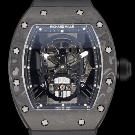 YS Factory Fake Richard Miller RM052 Black Carbon Fiber Case