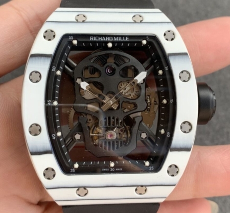 YS Factory Counterfeit Richard Miller RM052 White Carbon Fiber Case