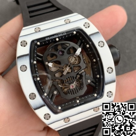 YS Factory Counterfeit Richard Miller RM052 White Carbon Fiber Case